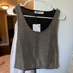 NWT Zara crop tank top